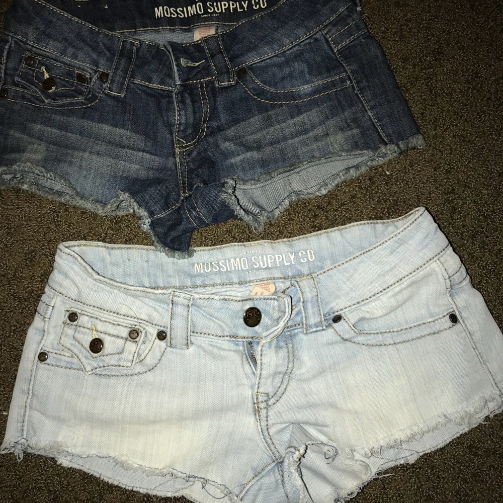 super short jean short PAIR(2)